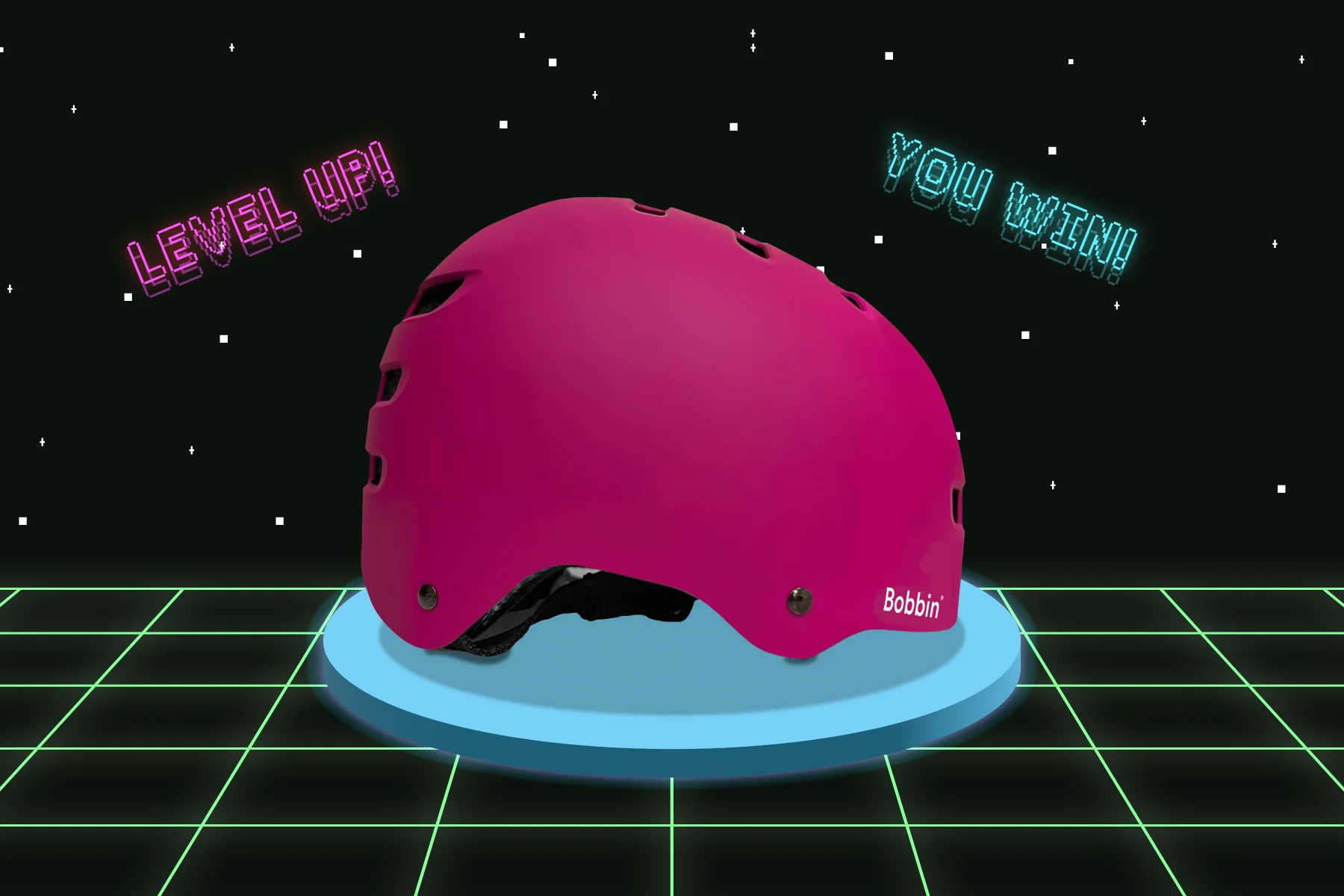 Arcade Bike Helmet Hot Pink - Image 3