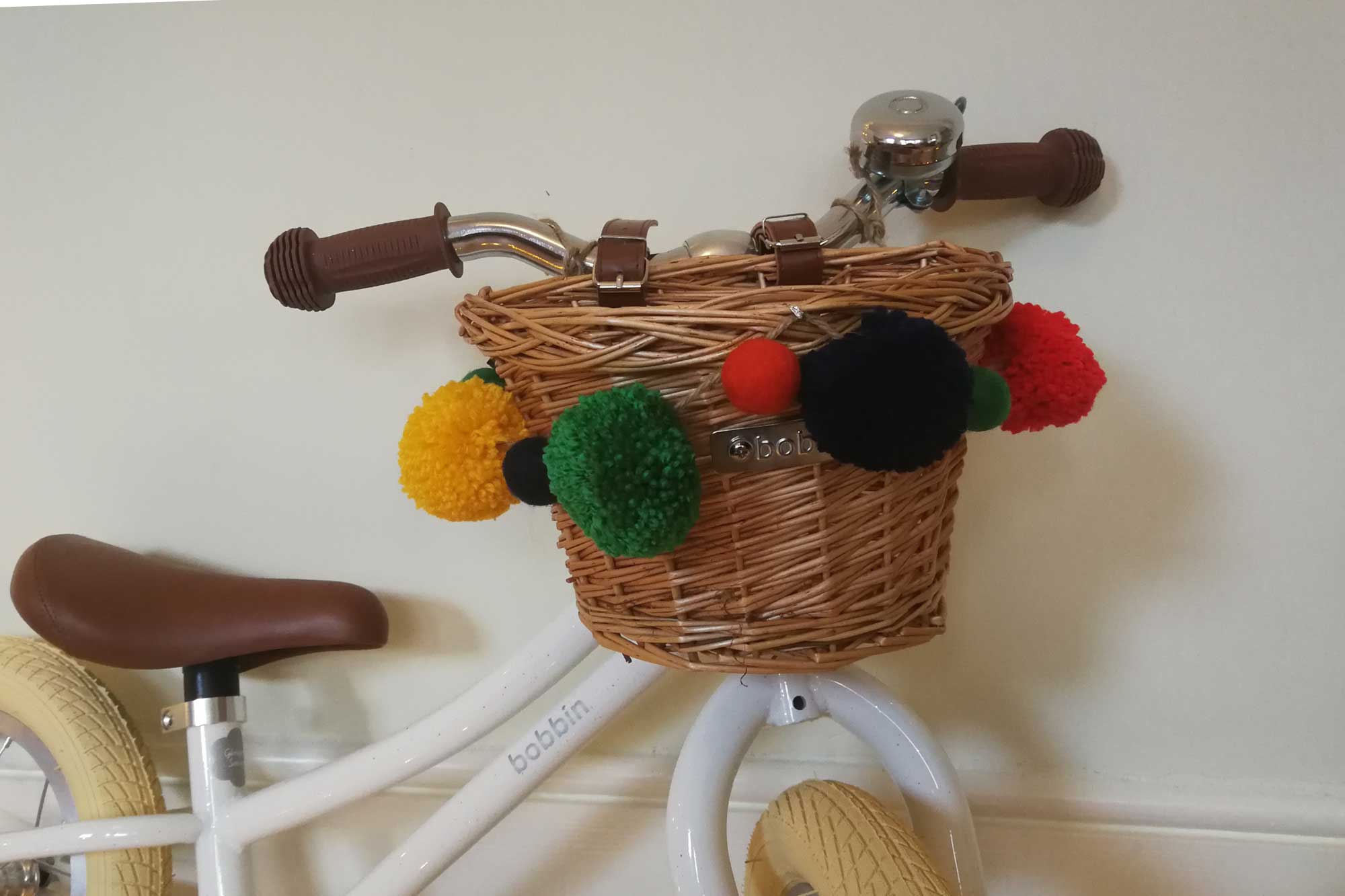 Bike Basket Garland - Nordic Pom Pom - Image 3
