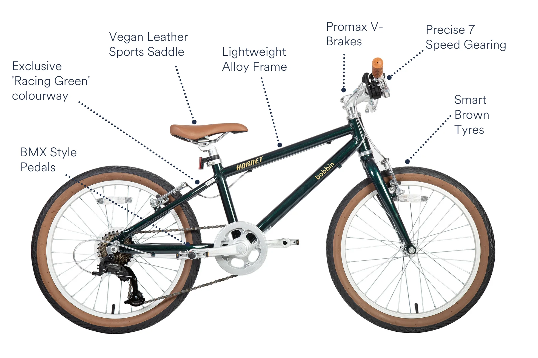 Hornet 24" Wheel Kids' Hybrid Bike - Image 5