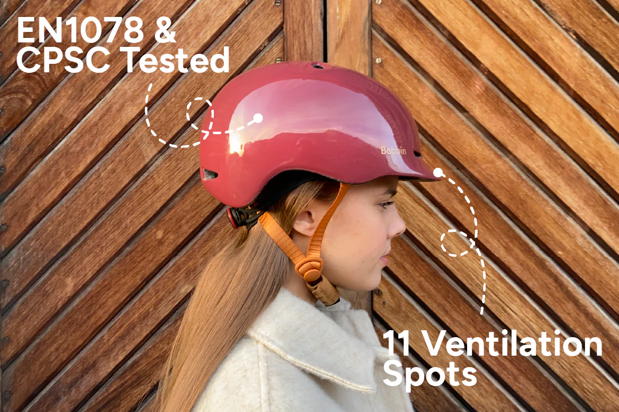 Metric Helmet Gloss Plum - Image 3