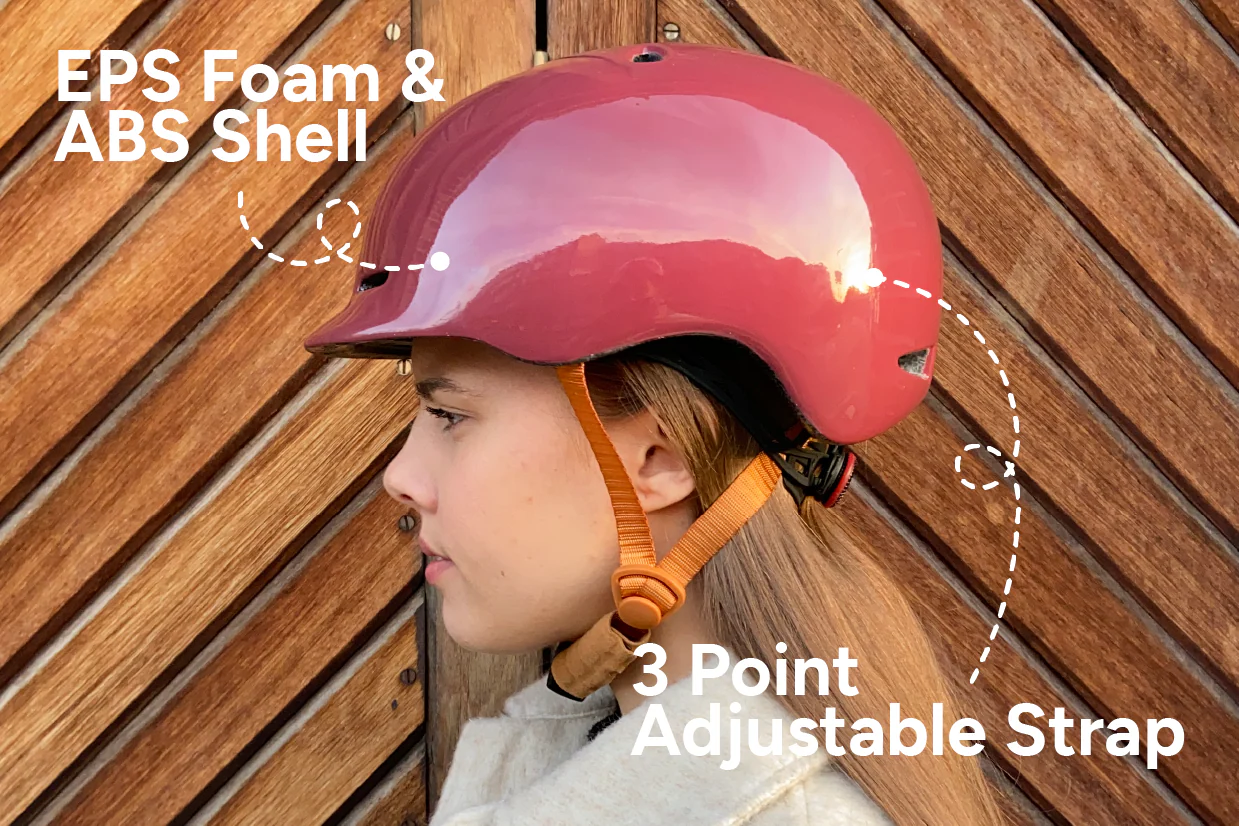 Metric Helmet Gloss Plum - Image 5