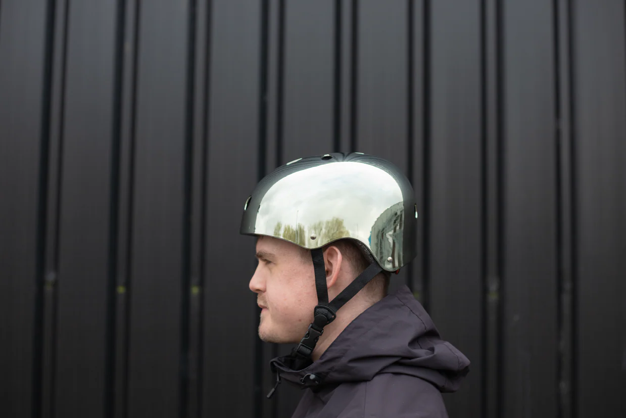 Mirror Mirror Bike Helmet Chrome - Image 6