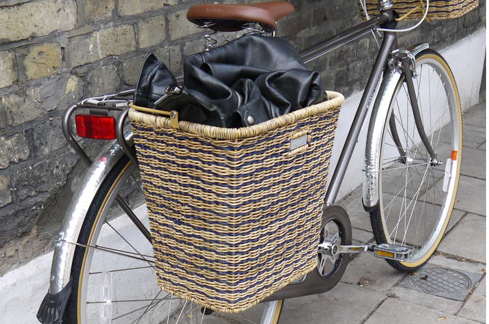 Pannier Bike Basket - Breton Stripes