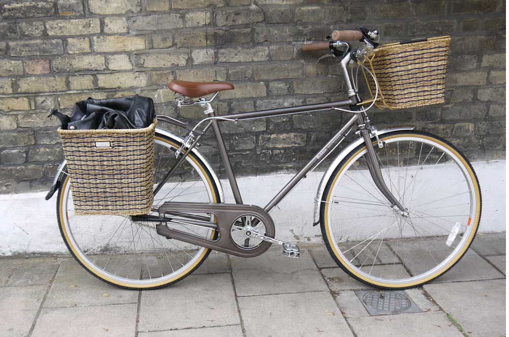 Pannier Bike Basket - Breton Stripes - Image 2