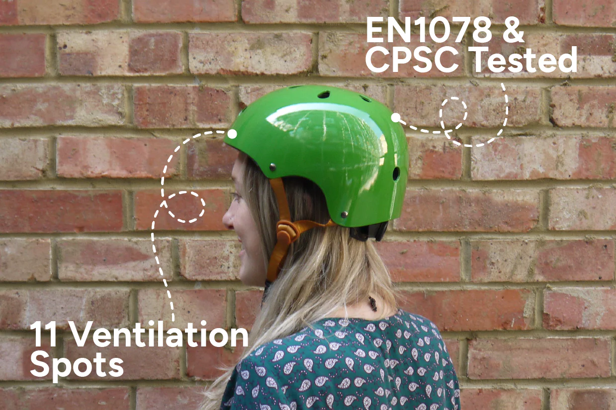 Starling Bike Helmet Pea Green - Image 3