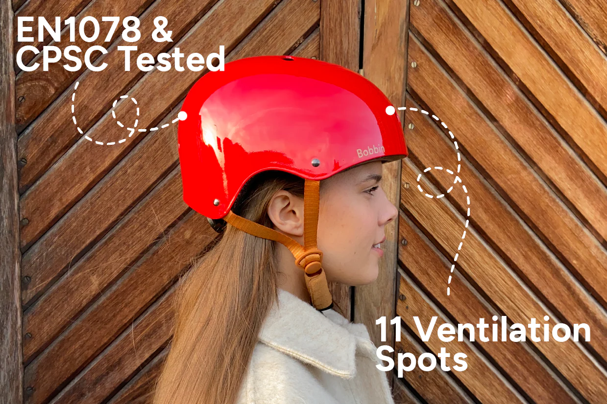 Starling Bike Helmet Red - Image 3